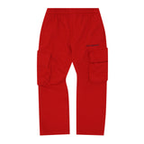 LITTLE HUMAN™ CARGO LOUNGE PANTS IN FADED RED