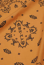 "BAROQUE" BANDANA IN AMBER