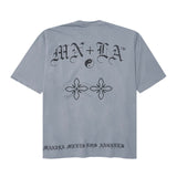 "TAKE NO SHIT, DO NO HARM" LITE TEE IN GLACIER
