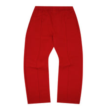 PLEATED WIDE LOUNGE PANTS IN FADED RED