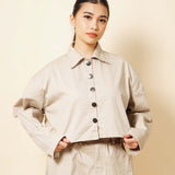 ANIKA JACKET IN OAT