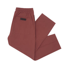 PLEATED WIDE CROPPED PANTS IN BRICK