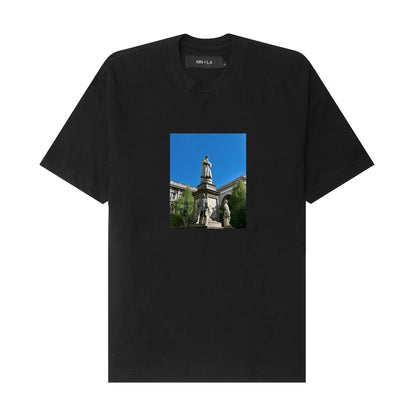 "LEONARDO DA VINCI" TEE IN ANTHRACITE