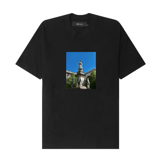 "LEONARDO DA VINCI" TEE IN ANTHRACITE