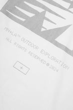 "OUTDOOR EXPLORATION" TEE IN ARCTIC REFLECTIVE