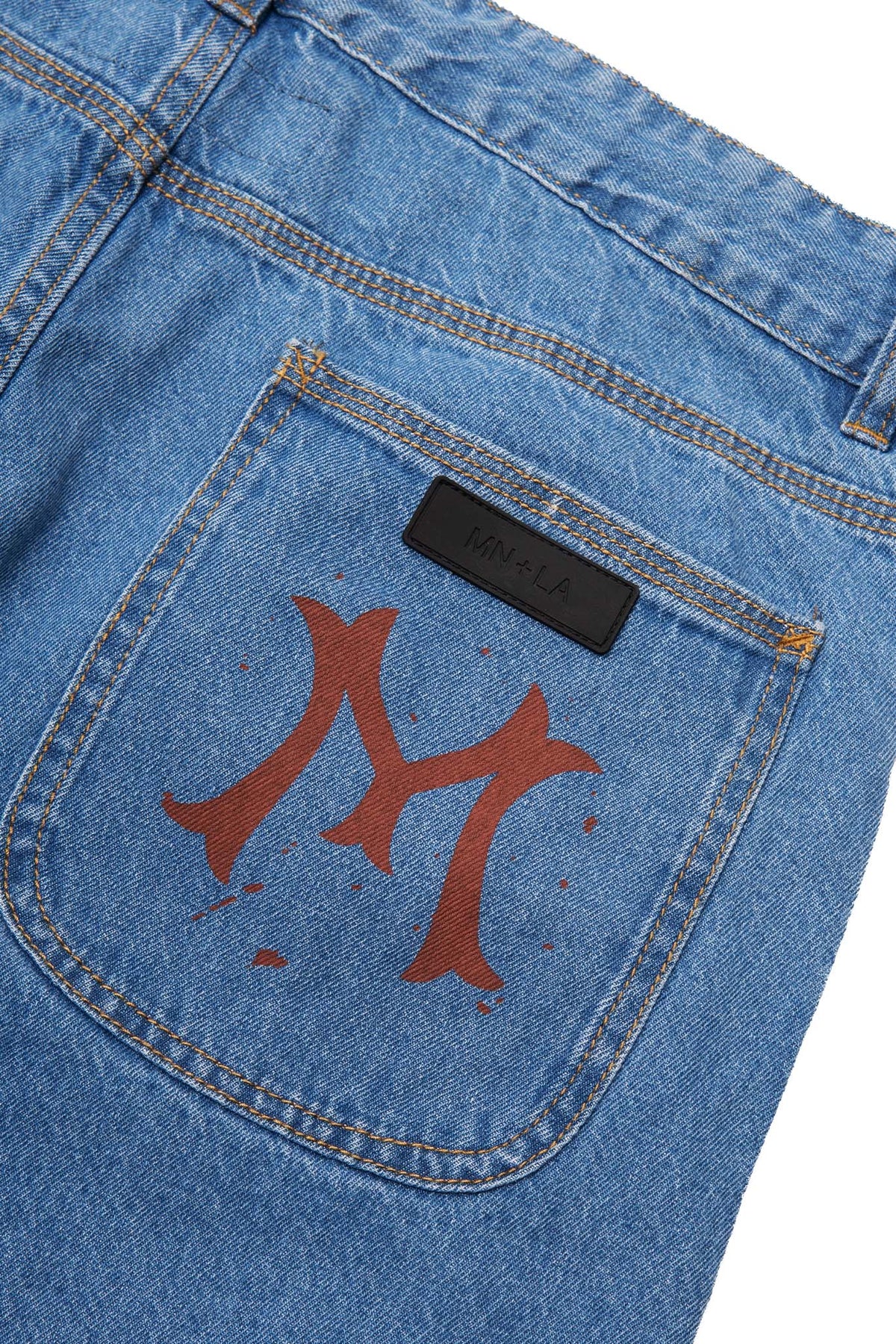 "HITTER" PHAT SHORTS IN ACID BLUE