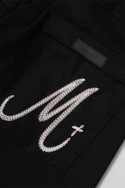 PAINTER'S DOUBLE KNEE PHAT PANTS IN ANTHRACITE
