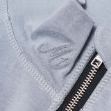 M+ QUARTER ZIP L/S TEE V2 IN SIERRA BLUE