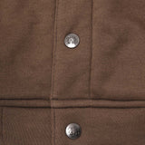 BRONCO VARSITY JACKET IN OLIVE DRAB