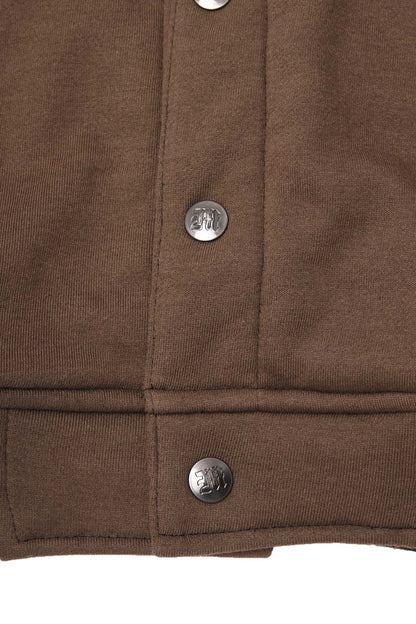 BRONCO VARSITY JACKET IN OLIVE DRAB