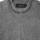 BOX TEE IN STONE PAISLEY