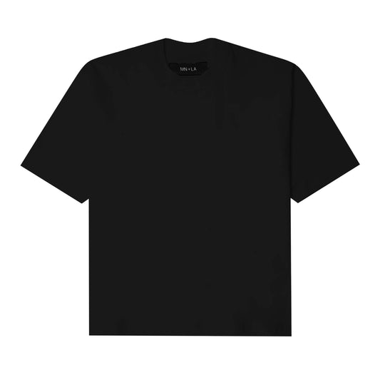 MOCK NECK TEE V2 IN ANTHRACITE