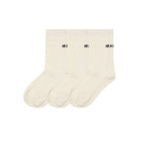 IVORY SOCKS (3 PACK)