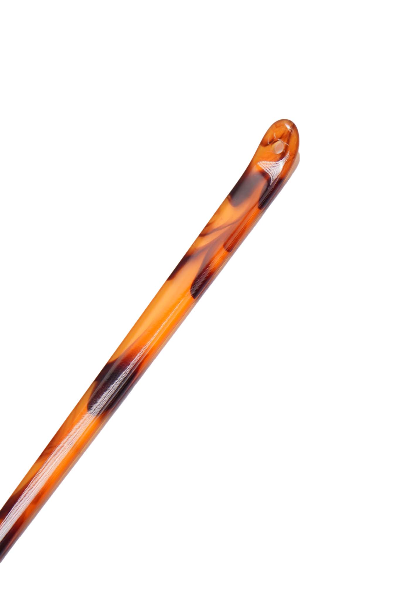 HAIR PIN IN AMBER TORTOISE