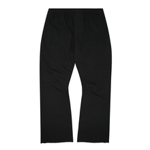 FRENCH TERRY RAW FINISH BOOTCUT LOUNGE PANTS IN ANTHRACITE