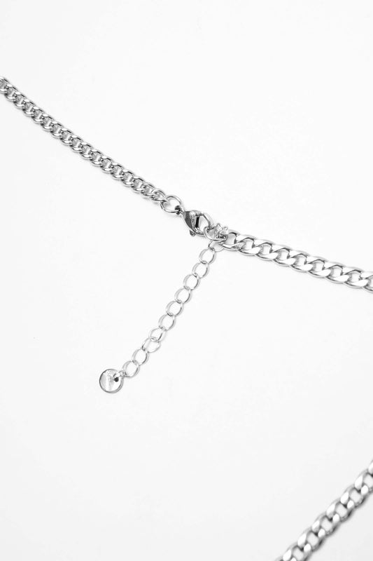 INRI MIDNIGHT PENDANT W/ MULTI CHAIN