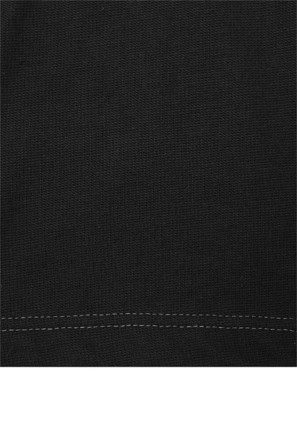 WAFFLE WEAVE TOPSHELF TEE IN ANTHRACITE