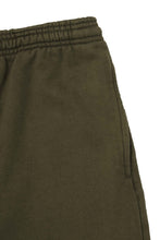 FRENCH TERRY BOOTCUT PANTS IN AGED OLIVE