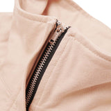 QUARTER ZIP L/S TEE IN ALABASTER