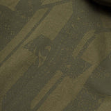 M'$ PAISLEY PATCHWORK MILITIA HOODIE IN OLIVE
