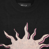 "THE ENLIGHTENED ONE" LONGSLEEVE TEE IN CAVIAR