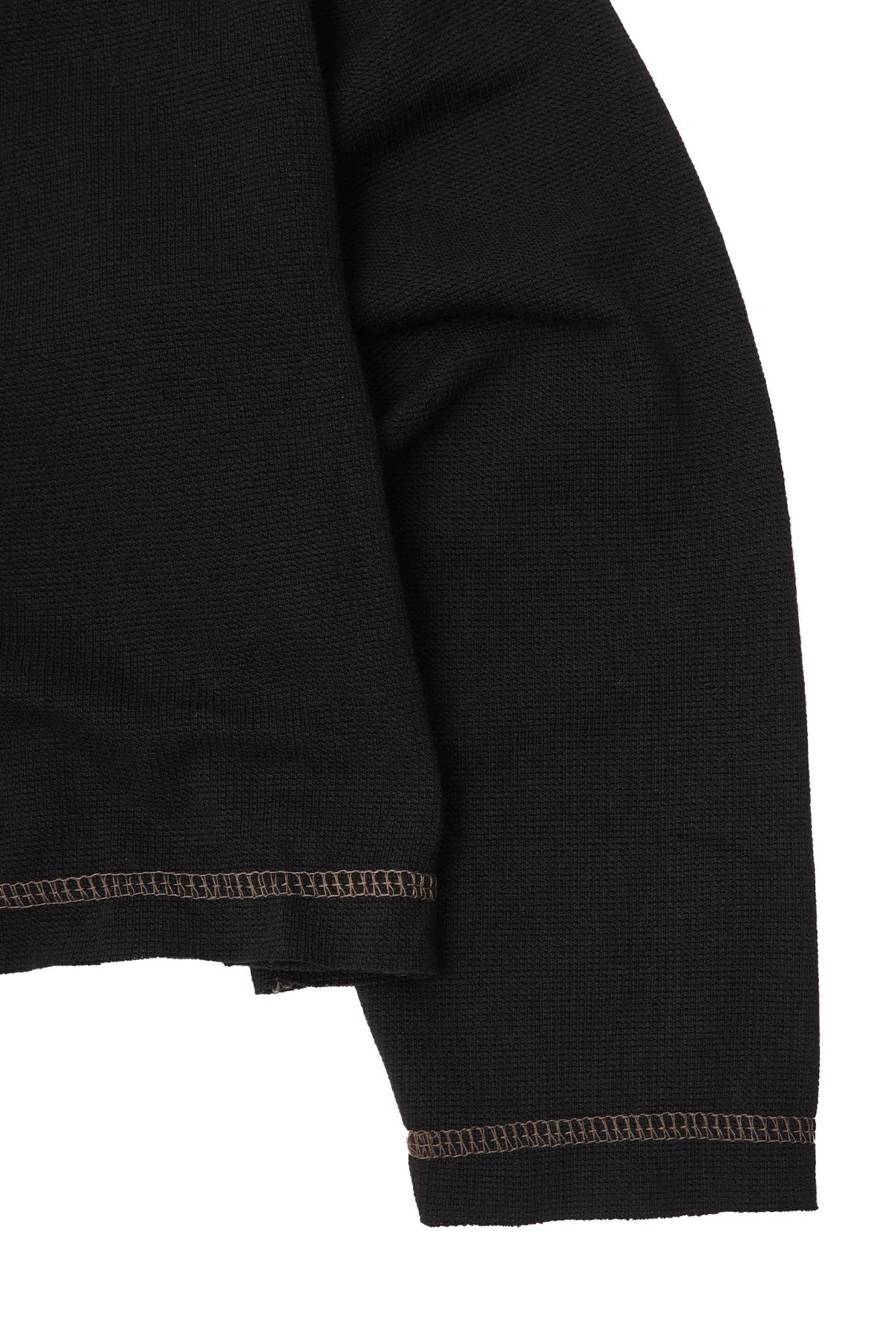 LITTLE HUMAN™ WAFFLE L/S SHIRT IN ANTHRACITE