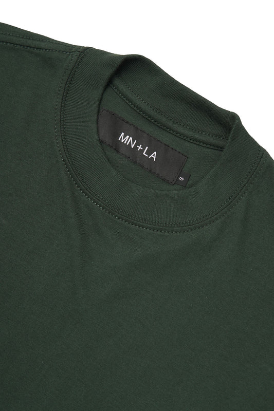 "SCORCH" LOGO TEE IN HUNTER GREEN