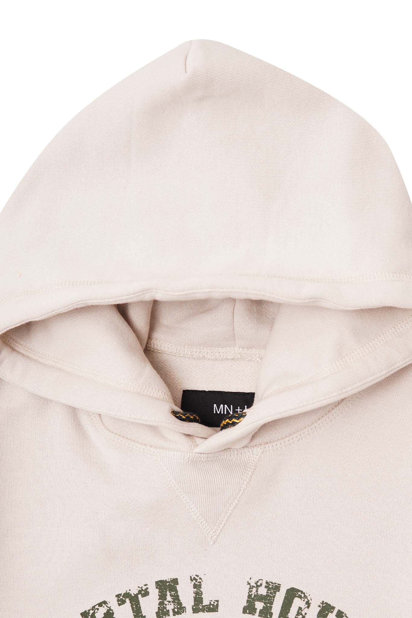 "PORTAL HOUSE 33" HOODIE IN OAT
