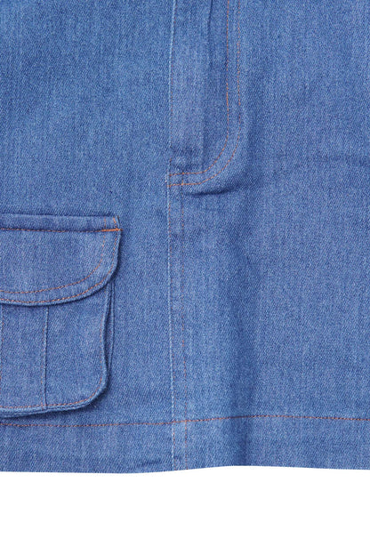LITTLE HUMAN™ FIELD SKIRT IN TRUE BLUE