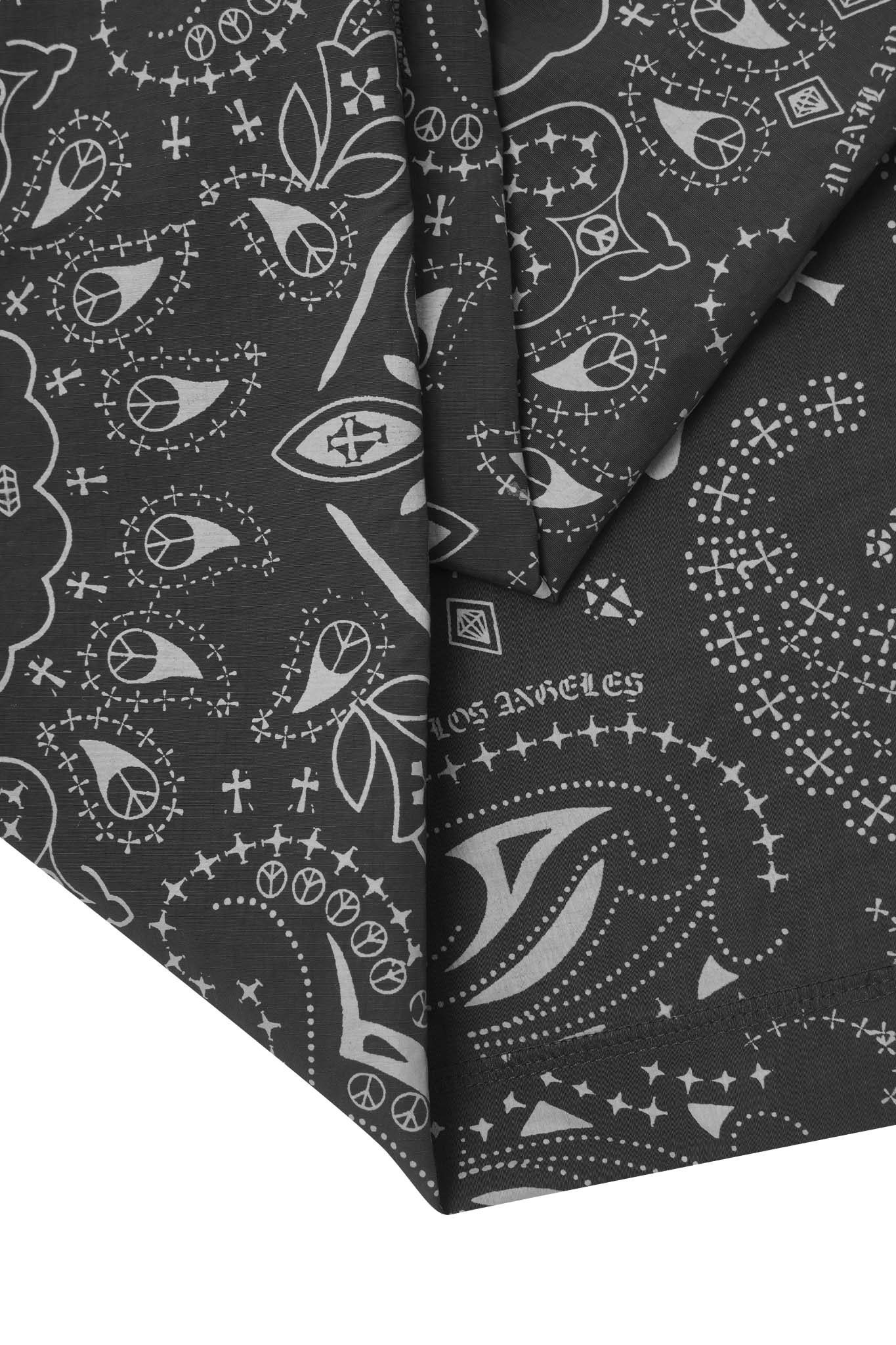 "PEACE PAISLEY" PHAT PANTS IN ANTHRACITE