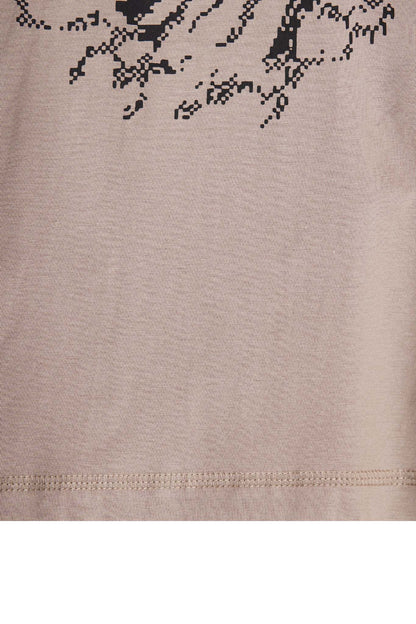 "DIGITAL ANGEL" TEE IN TAN