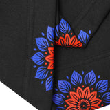 "M+ TEMPLE BLOOM" PHAT PANTS IN CAVIAR