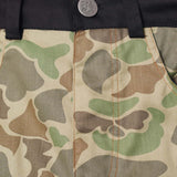 M+ DOUBLE KNEE PHAT SHORTS IN DUCK CAMO