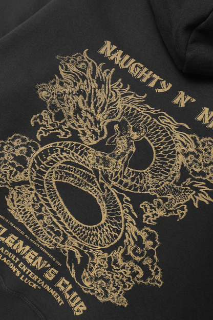 NAUGHTY N' NICE "DRAGON'S LUCK" HOODIE IN GOLDEN DRAGON