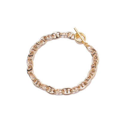 CHAIN TAB GOLD BRACELET