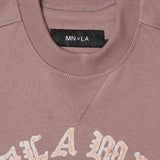 "IRON CROSS" MILITIA SWEATSHIRT IN MAUVE