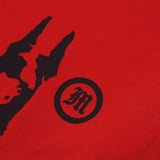 "HELL HOUNDS" TEE IN RARRI RED