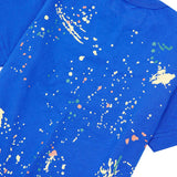 "PAINT SPLAT" LITTLE HUMAN™ TEE IN ELECTRIC BLUE