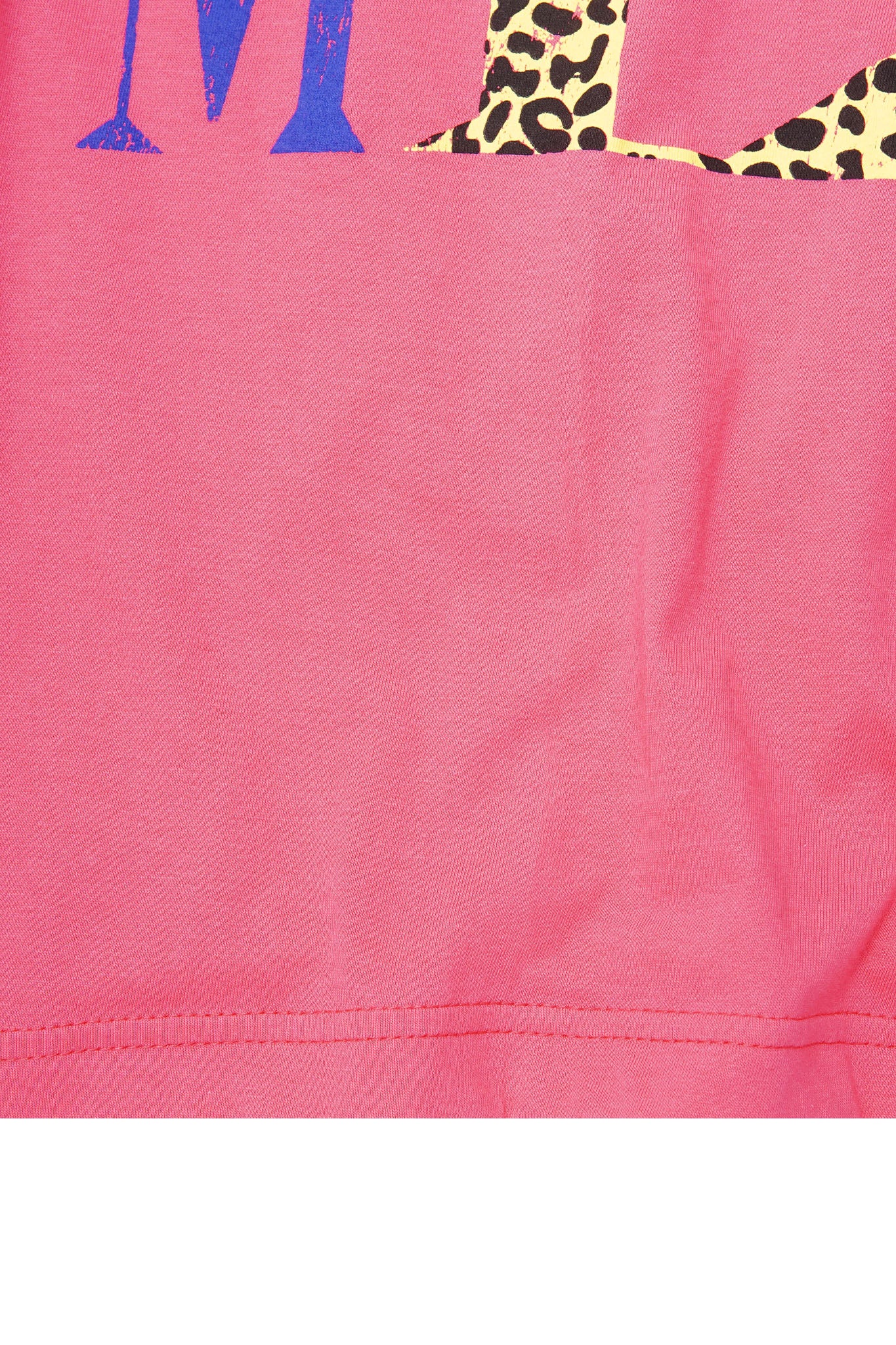 "CALL ME" TEE IN STATIC PINK