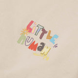 "CRAYONS" LITTLE HUMAN™ LONGSLEEVE TEE IN OAT
