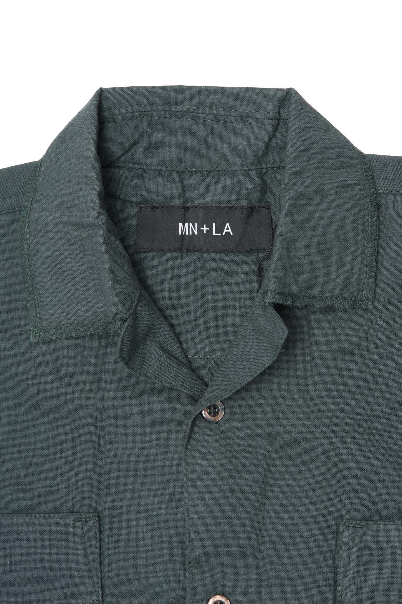 4 POCKET CUBAN SHIRT IN HUNTER GREEN