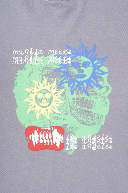 "SUN SEEKER" TEE IN GLACIER