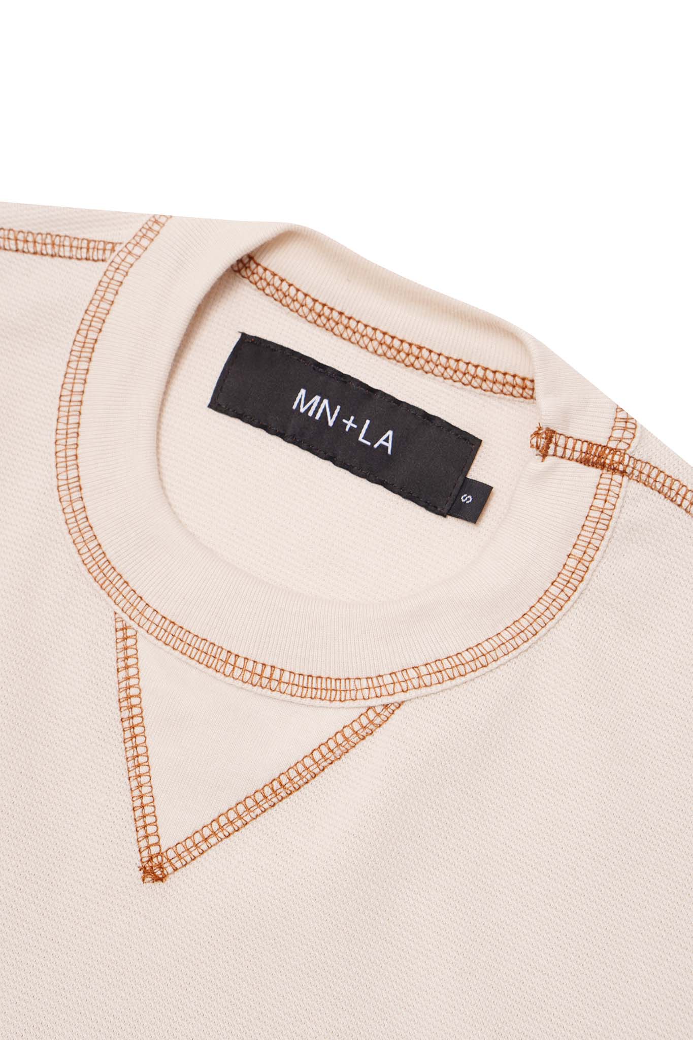 WAFFLE EXO™ MILITIA BOX TEE IN OAT/RUST