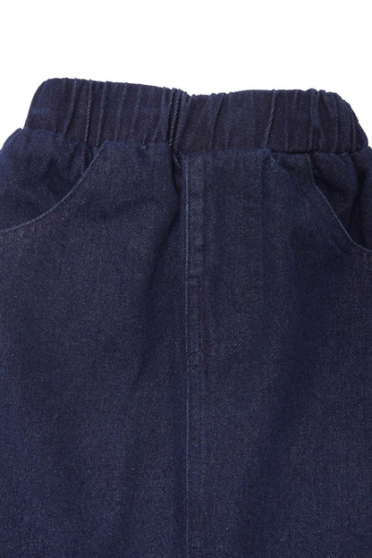 LITTLE HUMAN™ DENIM SKIRT IN DARK NAVY