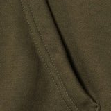 DECONSTRUCTED HOODIE IN OLIVE