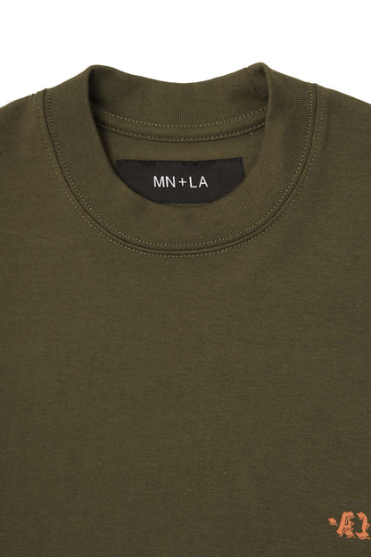 "REAR VIEW" ULTRA HEAVY TEE IN OLIVE