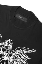 "DIGITAL ANGEL" TEE IN CAVIAR