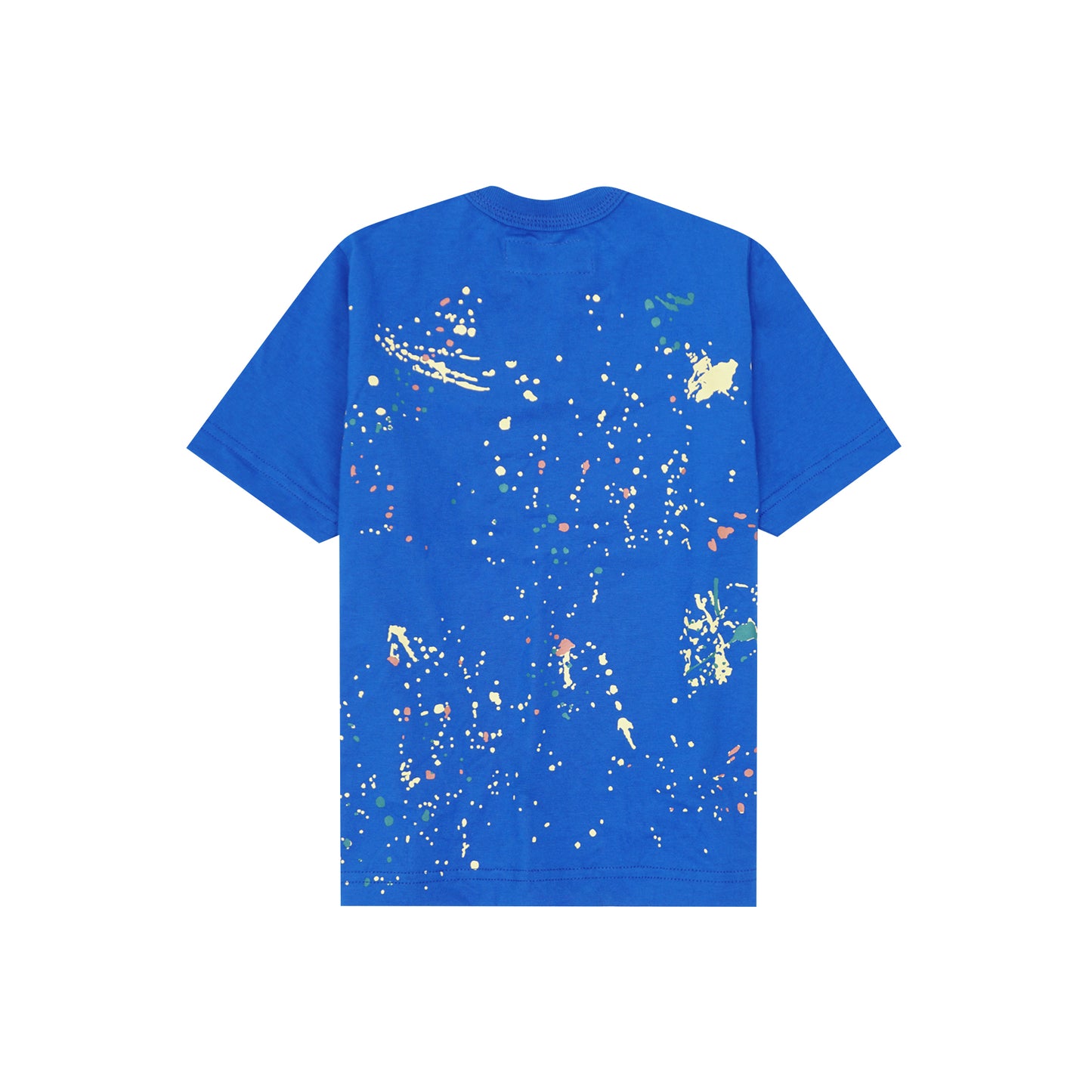 "PAINT SPLAT" LITTLE HUMAN™ TEE IN ELECTRIC BLUE