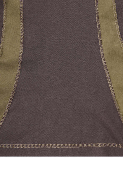 FLOW TEE IN STONE GREY