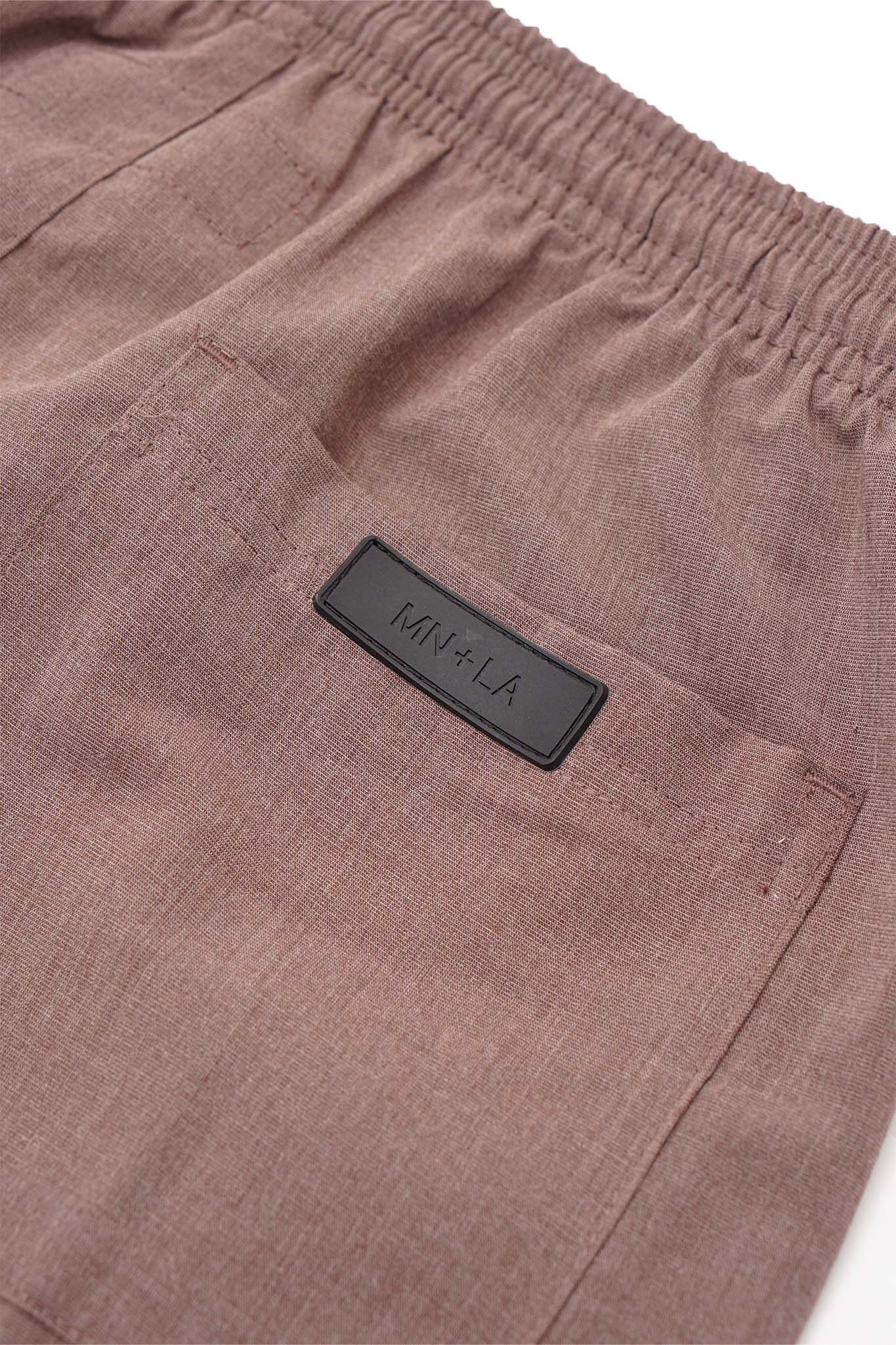 WOVEN HOUSE SHORTS IN DESERT CORAL
